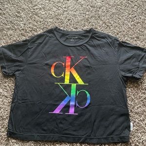 Calvin Klein cropped shirt worn only once